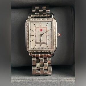 Michele Women's Deco II Diamond Embellished Watch - Great Condition Original Box